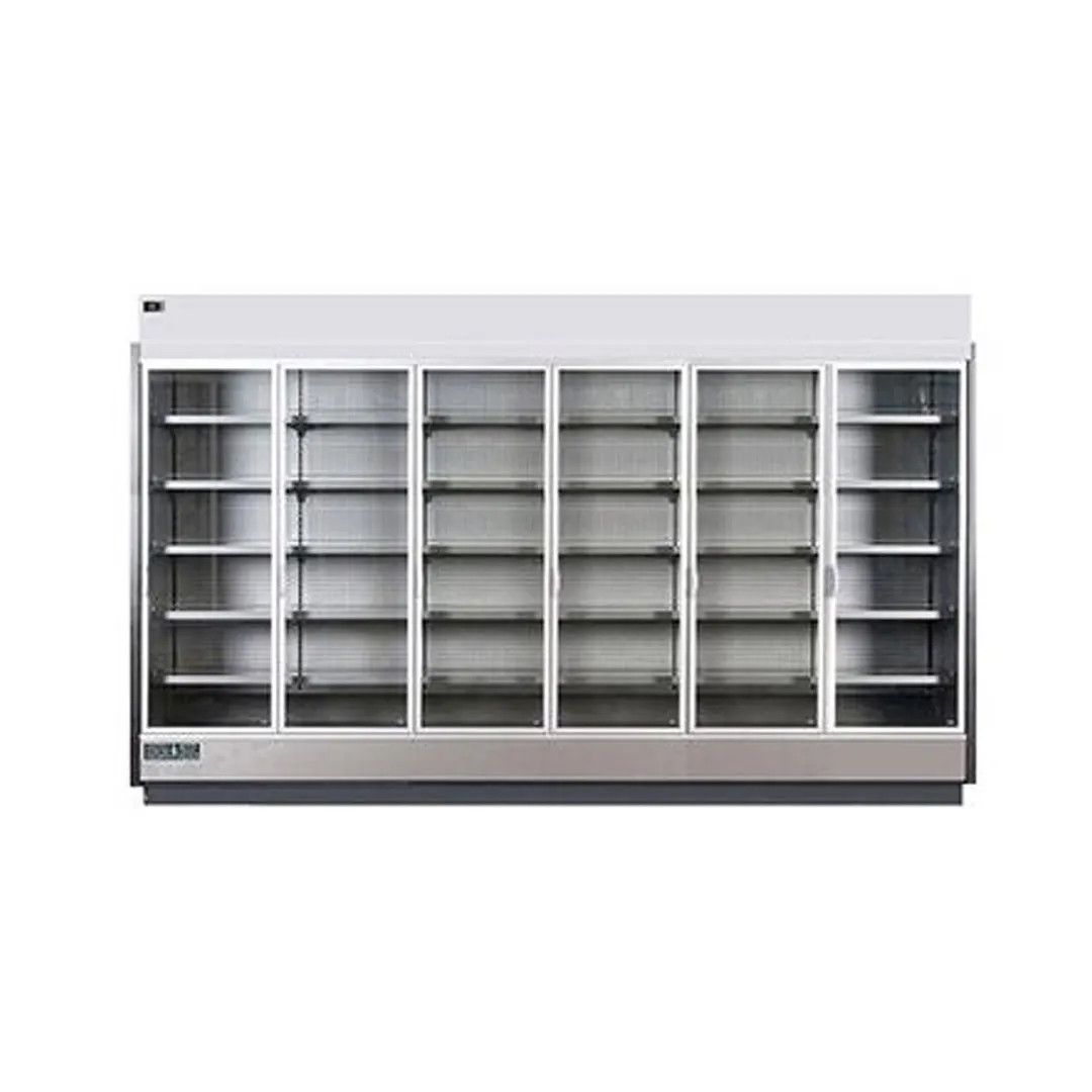 Hydra-Kool KGV-MD-6-S 147" Six Door Self-Contained Merchandiser Refrigerator, 112.7 cu. ft.