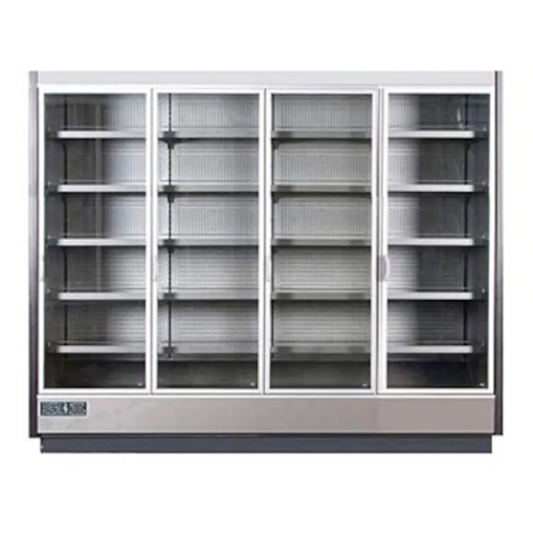 Hydra-Kool KGV-MR-4-R 99" Four Door Remote Merchandiser Refrigerator, Rear-Loading, 75.26 cu. ft.
