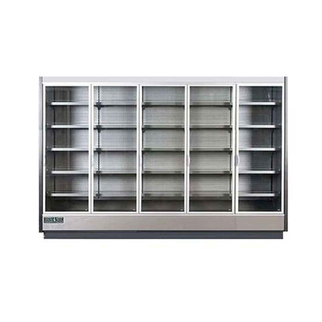 Hydra-Kool KGV-MR-5-R 123" Five Door Remote Merchandiser Refrigeratorr, 94 cu. ft.