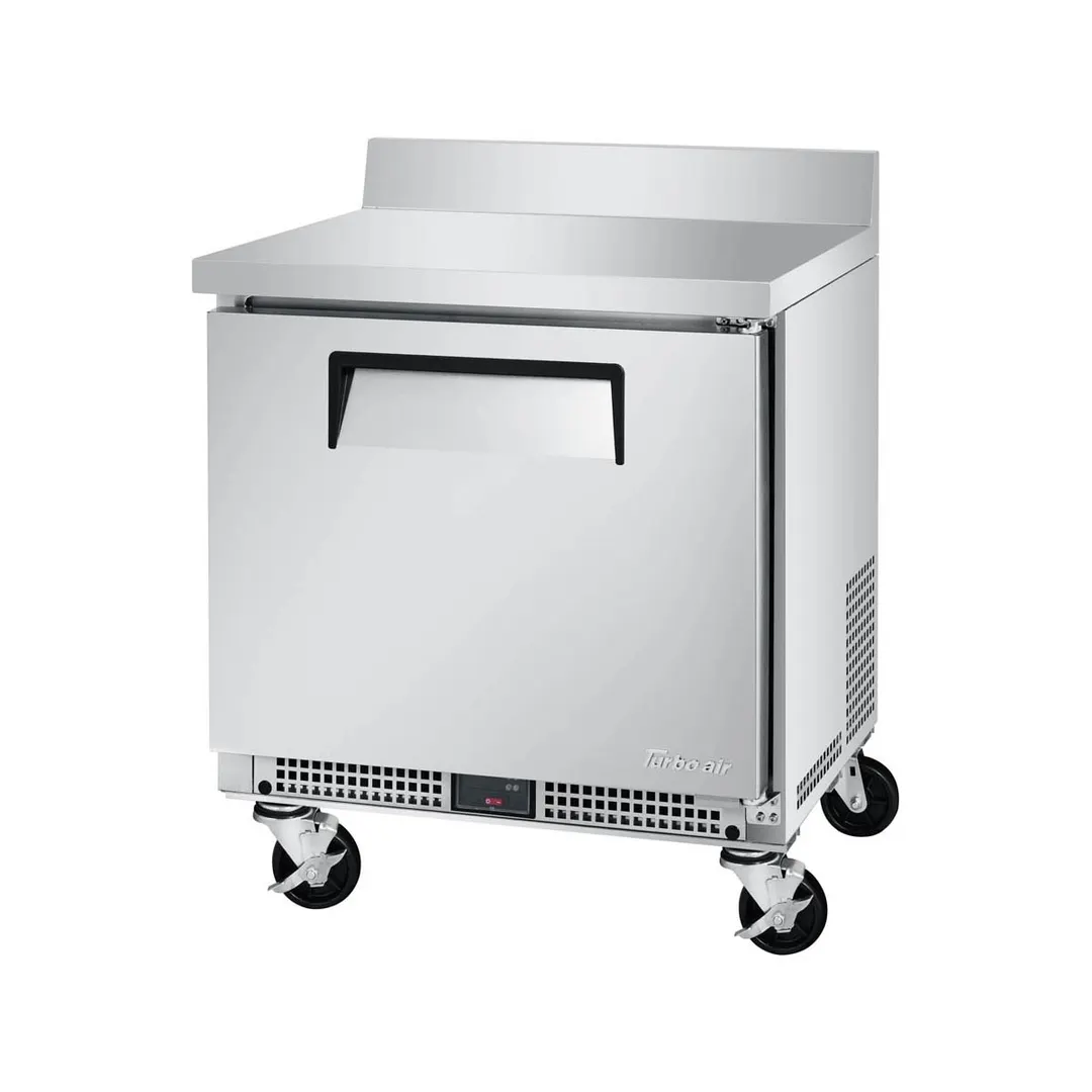 Turbo Air MWR-27S-N6 27" 1-Section Worktop Refrigerator w/ 1 Door, 3.28 cu. ft.