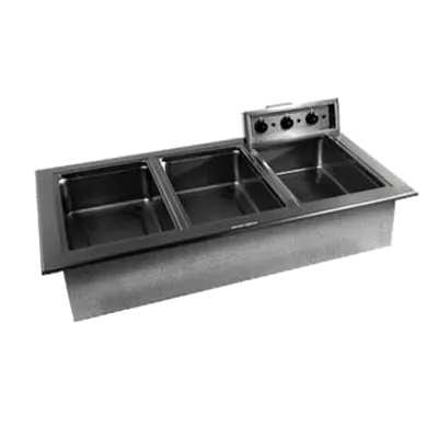 Delfield N8773-D Drop-In Hot Food Well Unit, Electric, Individual Pans