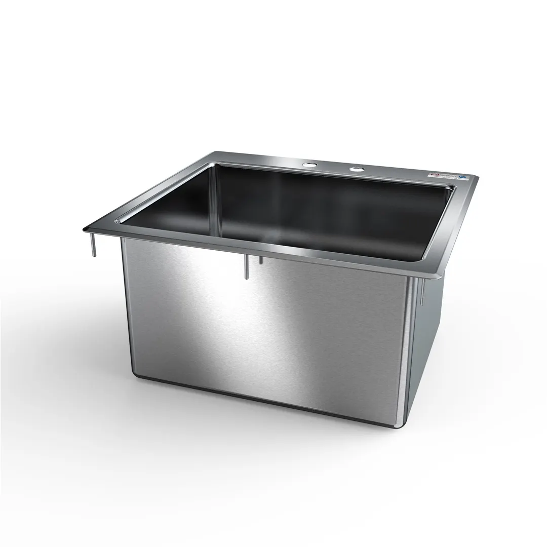NBR Equipment DI-1-201612 Drop-In Sink, One-Compartment