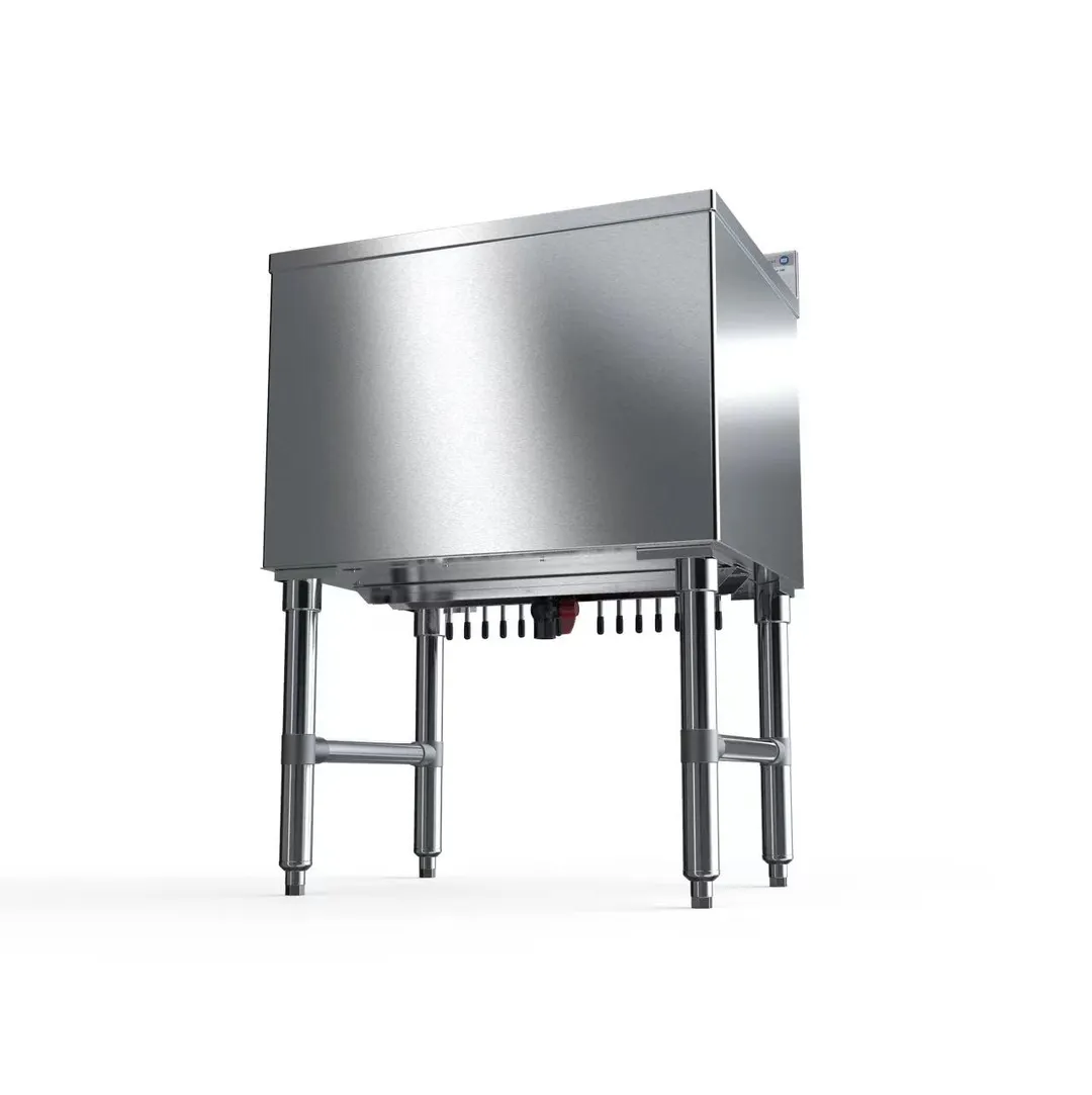 NBR Equipment IBC-2421C7 Stainless Steel Insulated Underbar Ice Bin w/ 7 Circuit Cold Plate
