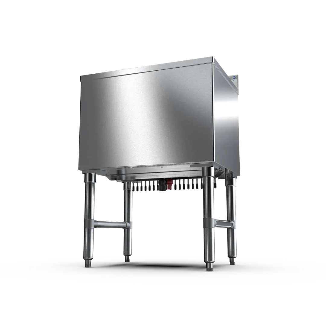 NBR Equipment IBC-3621C10 Stainless Steel Insulated Underbar Ice Bin w/ 10 Circuit Cold Plate