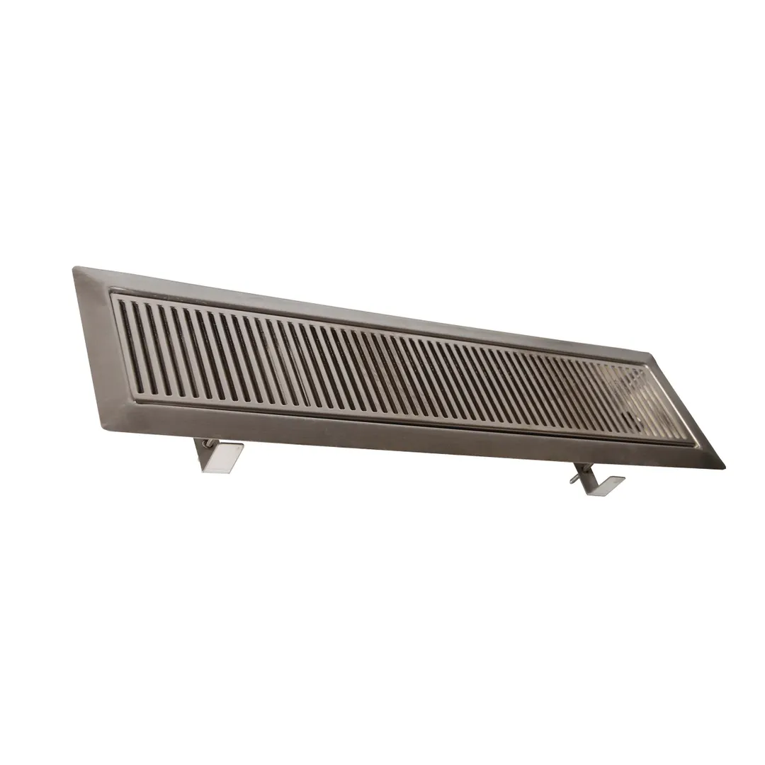 NBR Equipment TP-72 Urn Trough with Drip Plate, 72"W X 7/8" Deep, Removable
