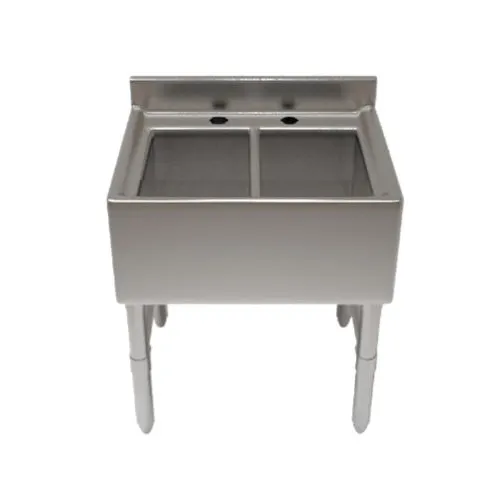 NBR Equipment UD-4-101410-48 Premium Underbar Sink Unit, 4 Compartment without Drainboard