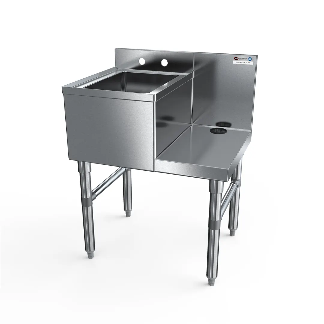 NBR Equipment UW-1-1014-2418-RH Blender Station with Faucet