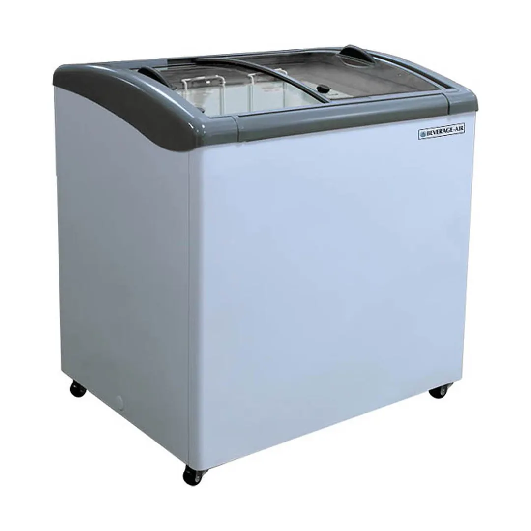 Beverage Air NC34HC-1-W 33" Curved Lid Ice Cream Display Freezer, 7.88 cu. ft.