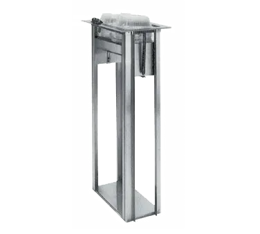 Delfield ND-45 Drop‑In Dispenser, 4" x 5.37" Napkins, 500, Stainless 5‑5/8" x 7" Cutout