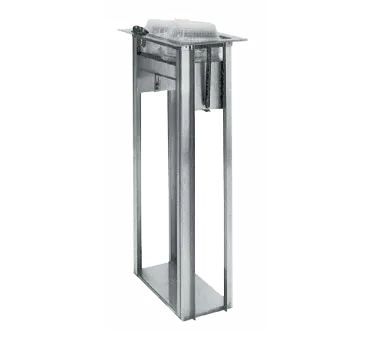 Delfield ND-57 Drop‑In Napkin Dispenser, 5.12" x 7", 500, Stainless Steel Body/Faceplate