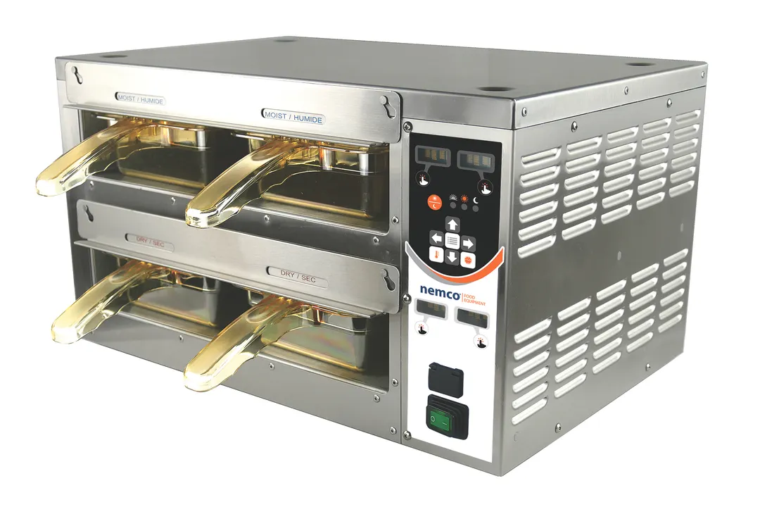 Nemco 6070-TF Hot Hold Dry/Moist Food Warmers, (2) Compartment High