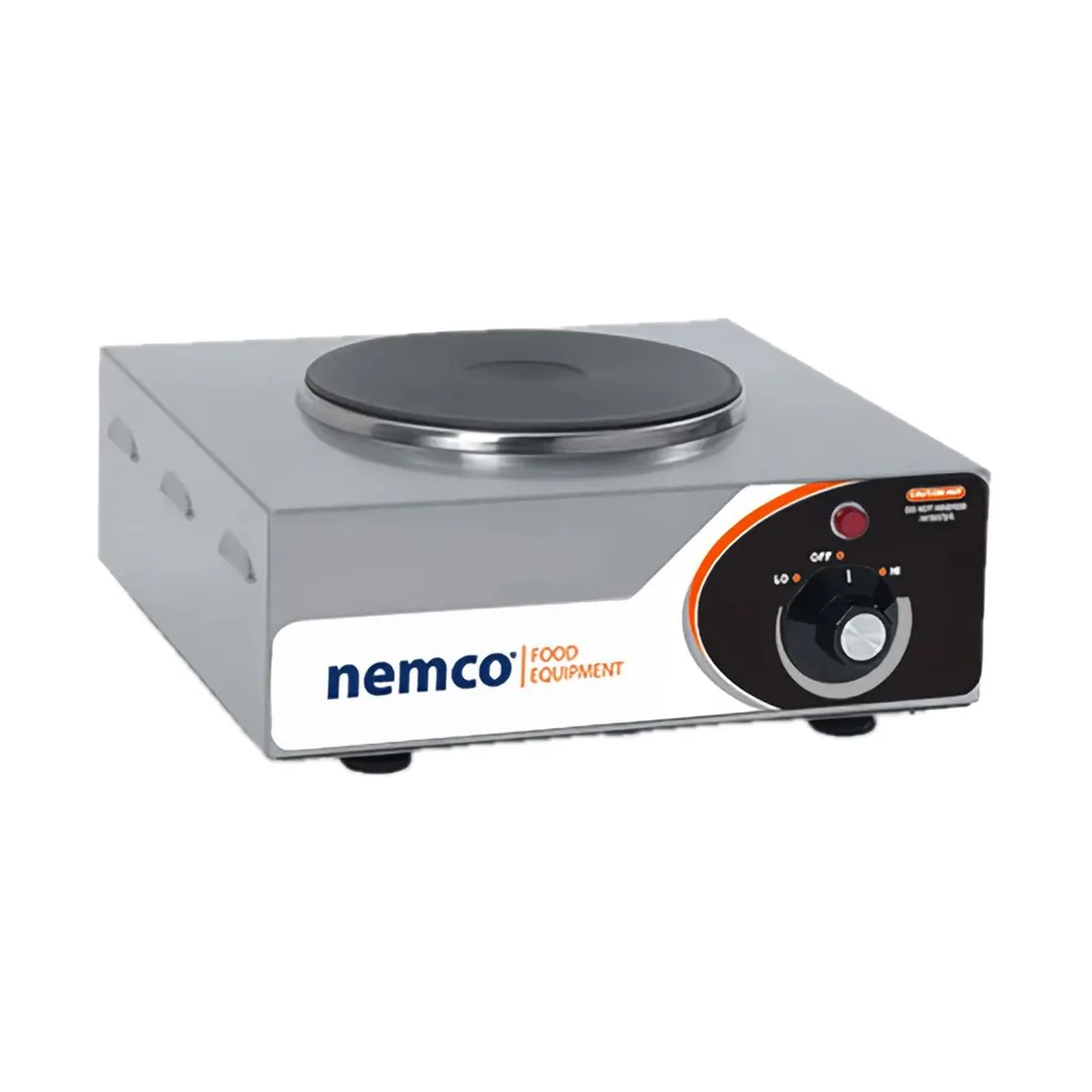 Nemco 6310-1 12" Electric Countertop Hotplate w/ (1) Solid Burner, Manual Controls, 1.5 kW, 120v