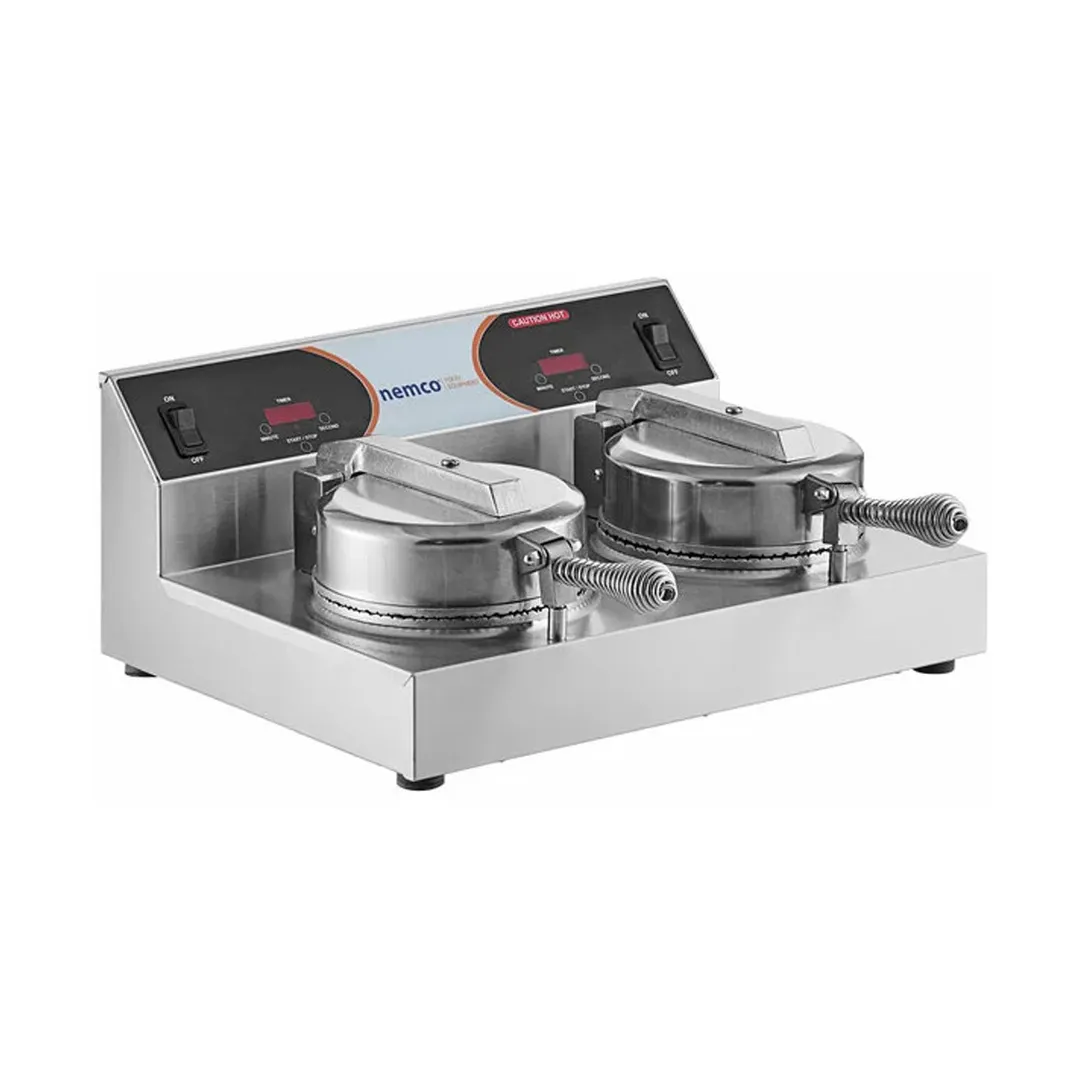 Nemco 7030A-2 Cone Baker, Dual, 7" Fixed Cast Aluminum Lock Down Grid