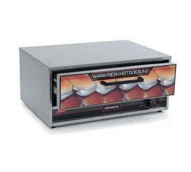 Nemco 8075-BW Moist Heat Bun/Food Warmer, 35.5"W X 25"D, 64 Bun Capacity