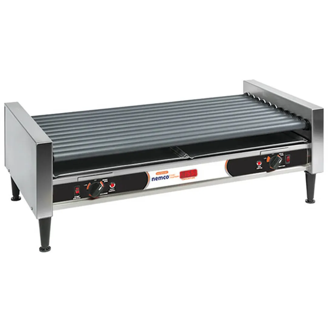 Nemco 8075SXW-SLT-RC Roll-A-Grill® Hot Dog Grill, Roller-Type, Slanted