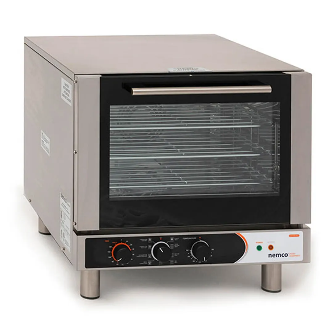 Nemco 6230 Half-Size Electric Convection Oven w/ Manual Controls, Single Deck
