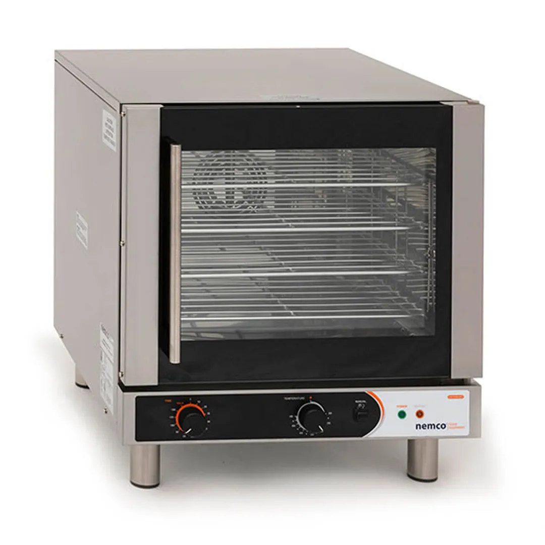 Nemco 6235 Half-Size Electric Convection Oven w/ Manual Controls, Single Deck