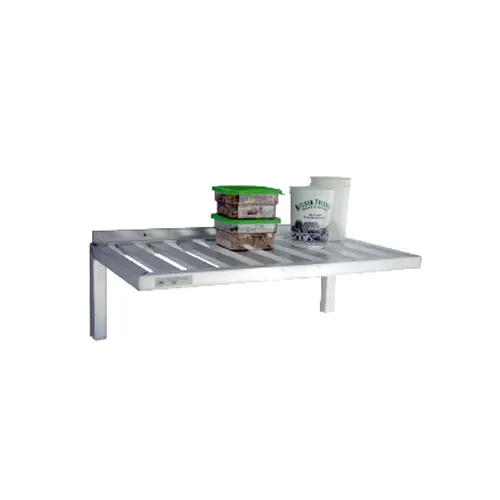 New Age 1124 Aluminum T-Bar Wall Mounted Shelf - 60"W x 24"D