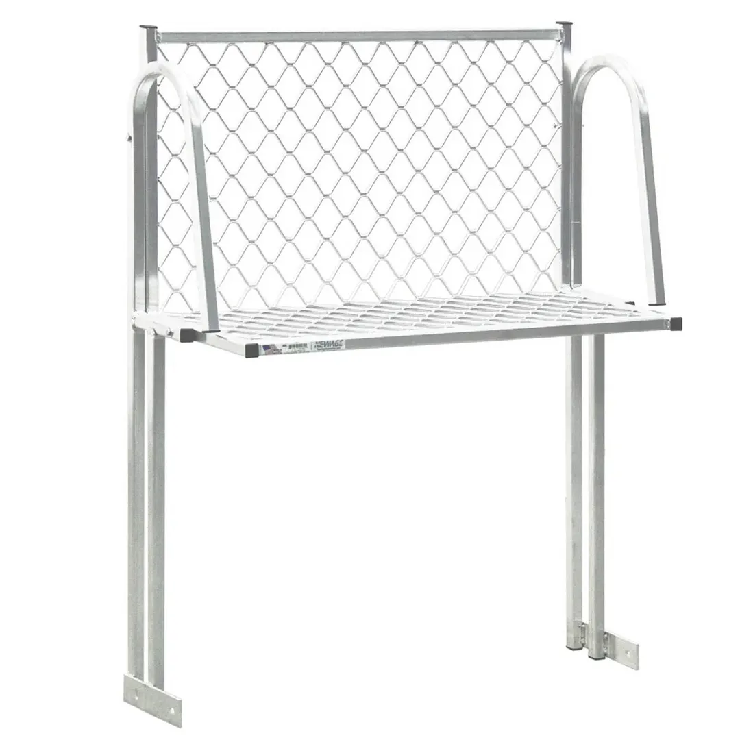New Age 120T NSF Aluminum Table Mounted Boat Rack - 36" x 15"