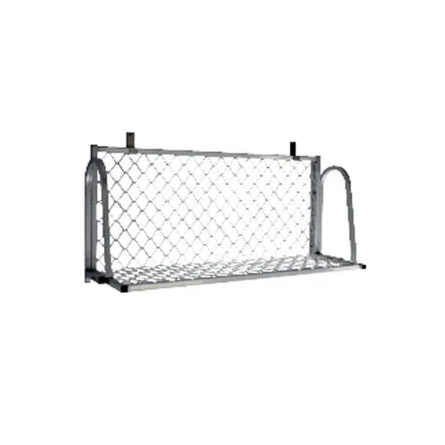 New Age 120W NSF Aluminum Wall Mounted Boat Rack - 36" x 15"