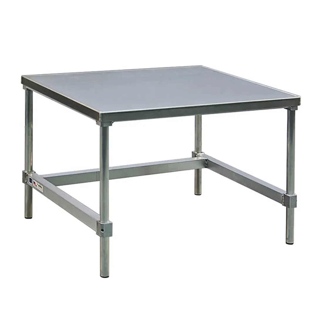 New Age 12448GS Mobile Equipment Stand w/ Open Base, 48"Wx24"Dx24"H, 1000-lb. Capacity