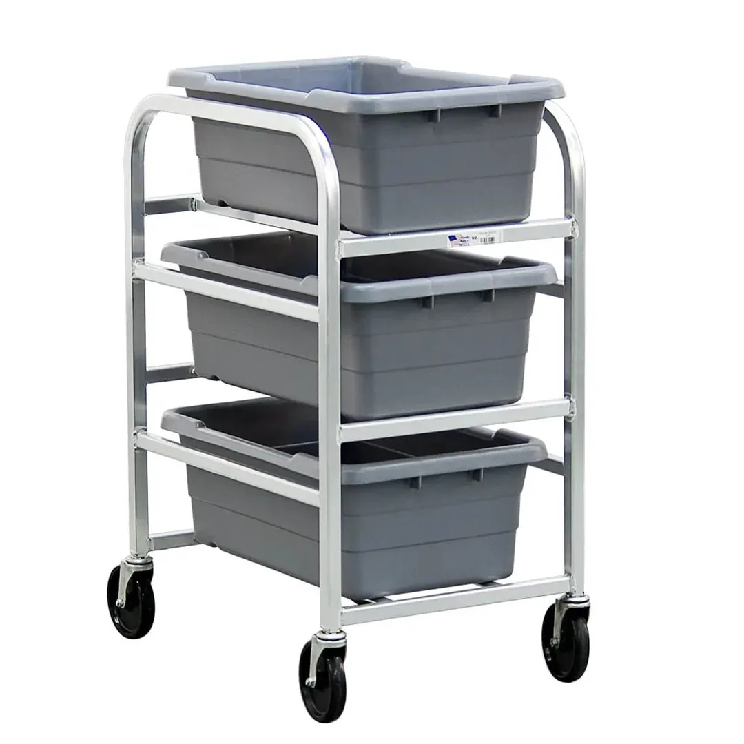 New Age 1276 Aluminum Full Height Universal Lug / Dolly Rack w/ 3 Lug Capacity