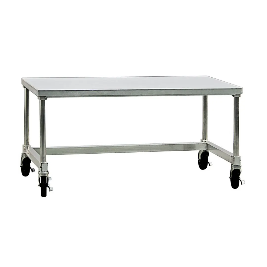 New Age 13072GSC Mobile Equipment Stand w/ Open Base, 72"Wx30"Dx24"H, 1000-lb Capacity