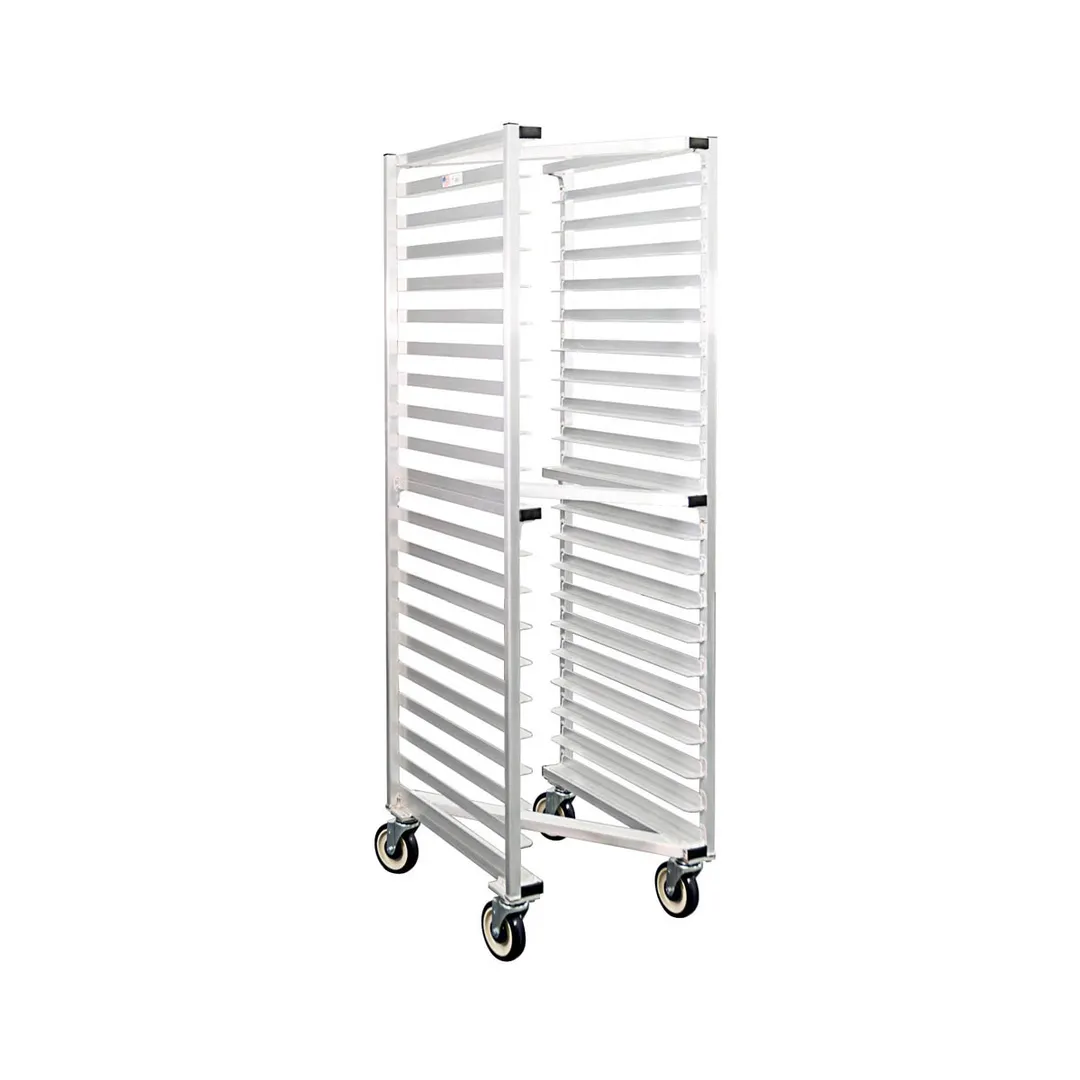 New Age 1331Z 20 Pan Full Height End Load Aluminum Z-Type Nesting Bun / Sheet Pan Rack