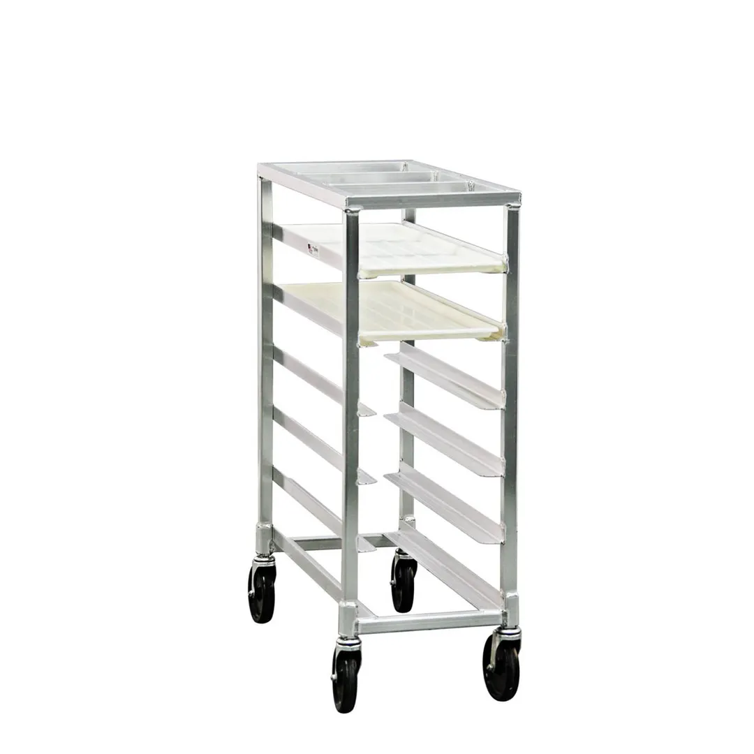 New Age 1340 End Load Mobile Platter Rack w/ 6 Platter Capaciy