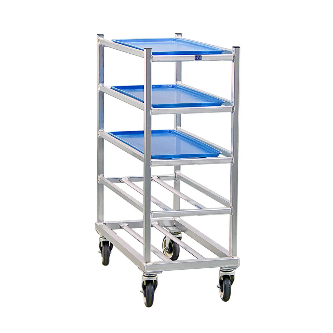 New Age 1354 Aluminum Universal Platter Rack w/ 5 Shelf Capacity