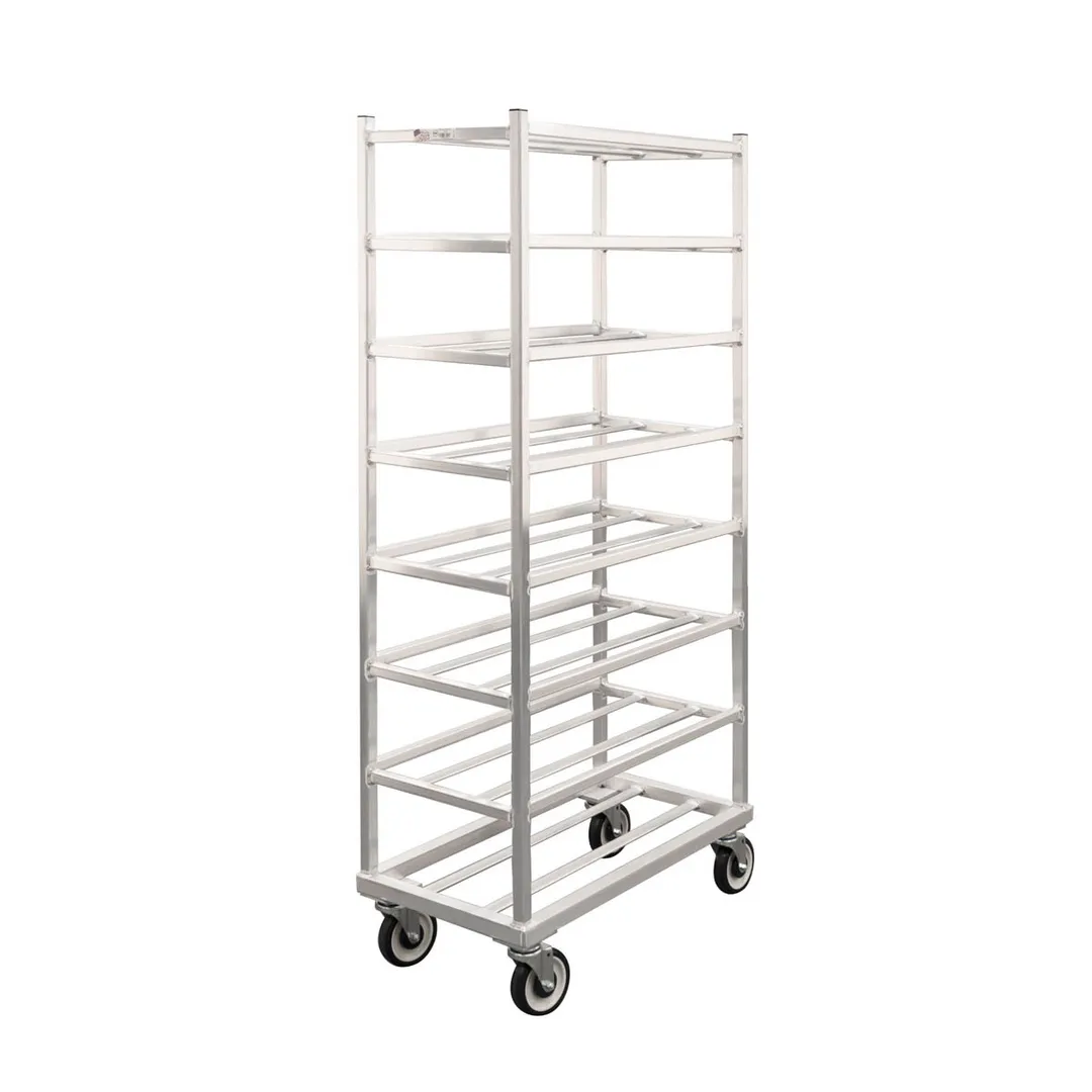 New Age 1355 Aluminum Universal Platter Rack w/ 8 Shelf Capacity