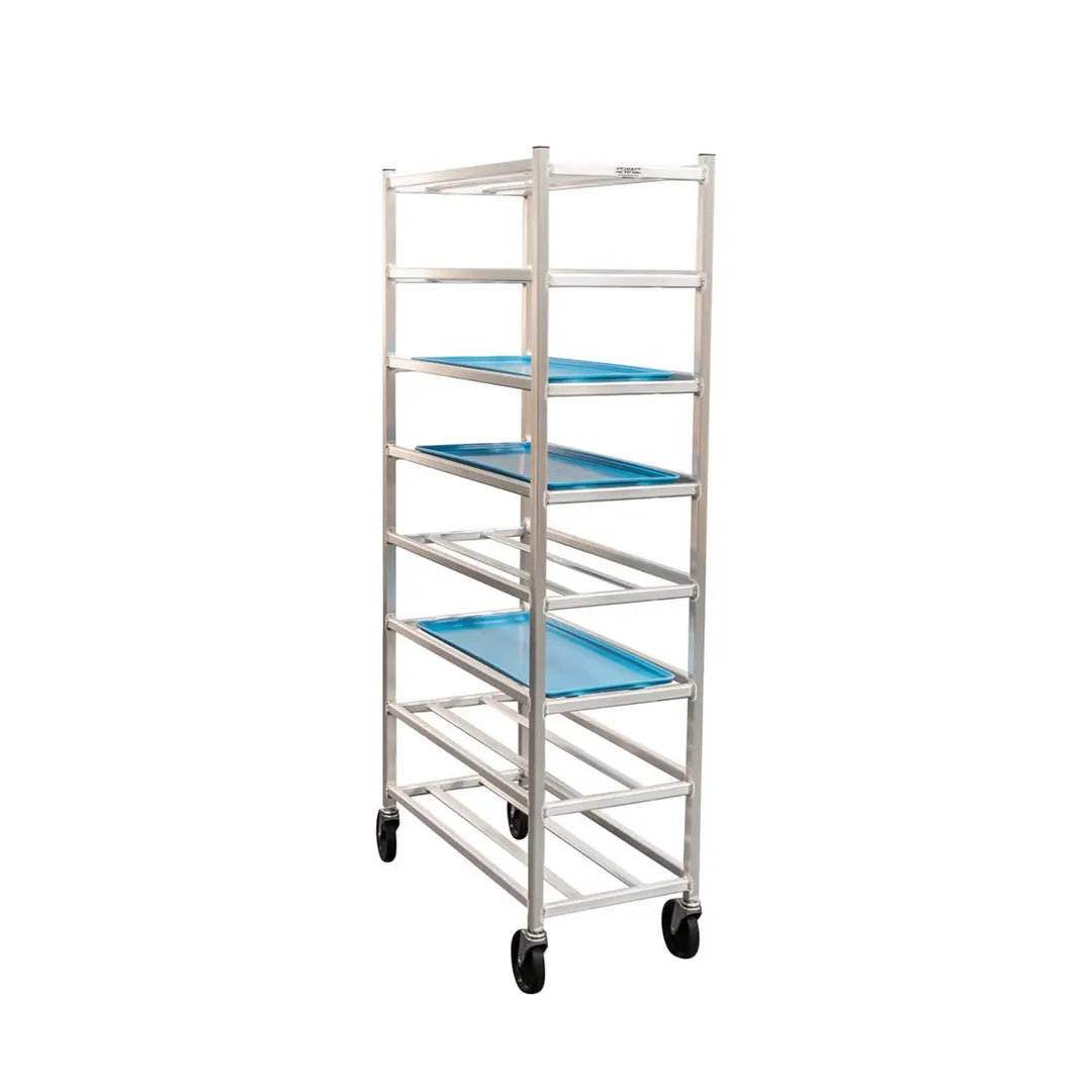 New Age 1355M Aluminum Universal Platter Rack w/ 8 Shelf Capacity