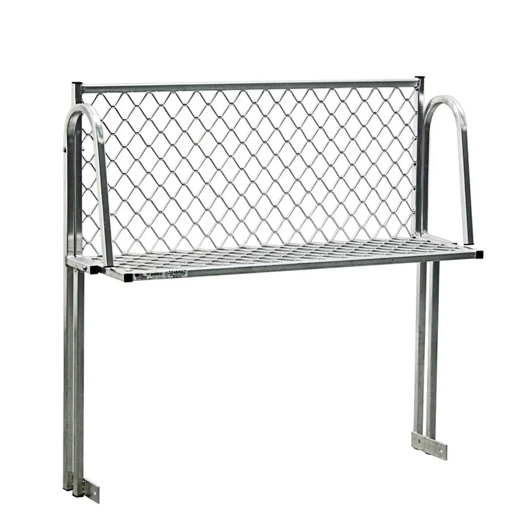 New Age 1371T NSF Aluminum Table Mounted Boat Rack - 48" x 15"