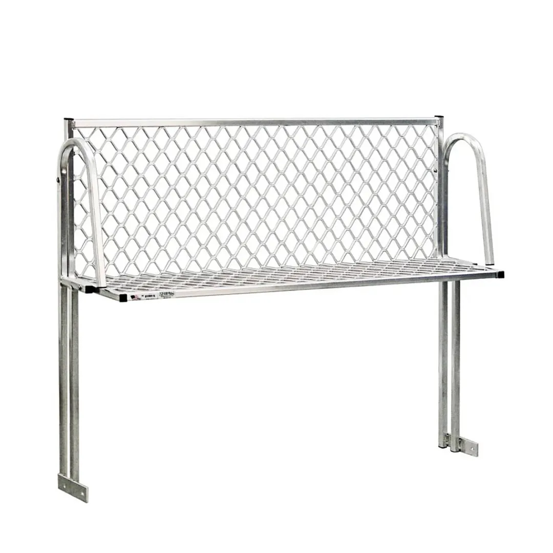 New Age 1372T NSF Aluminum Table Mounted Boat Rack - 60" x 15"