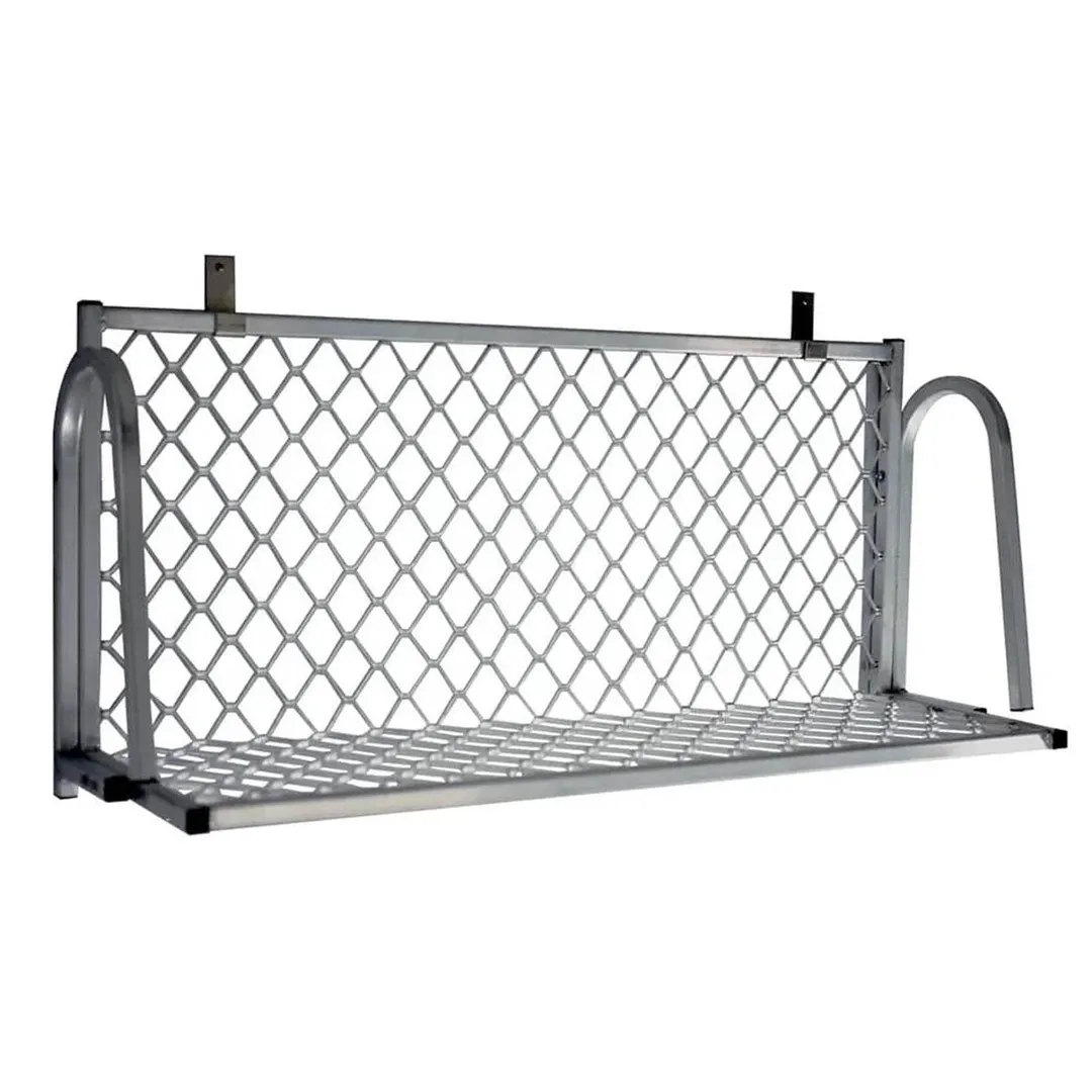 New Age 1373W NSF Aluminum Wall Mounted Boat Rack - 72" x 15"