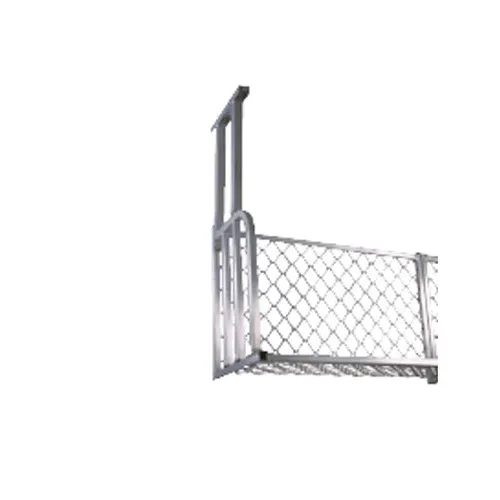 New Age 1374CL NSF Aluminum L Type Ceiling Mounted Boat Rack - 96" x 15"