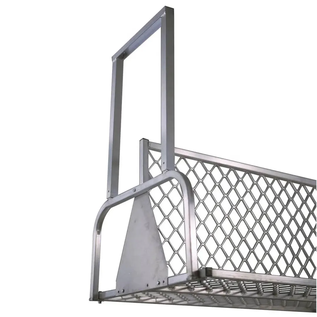 New Age 1374CT NSF Aluminum T Type Ceiling Mounted Boat Rack - 96" x 15"