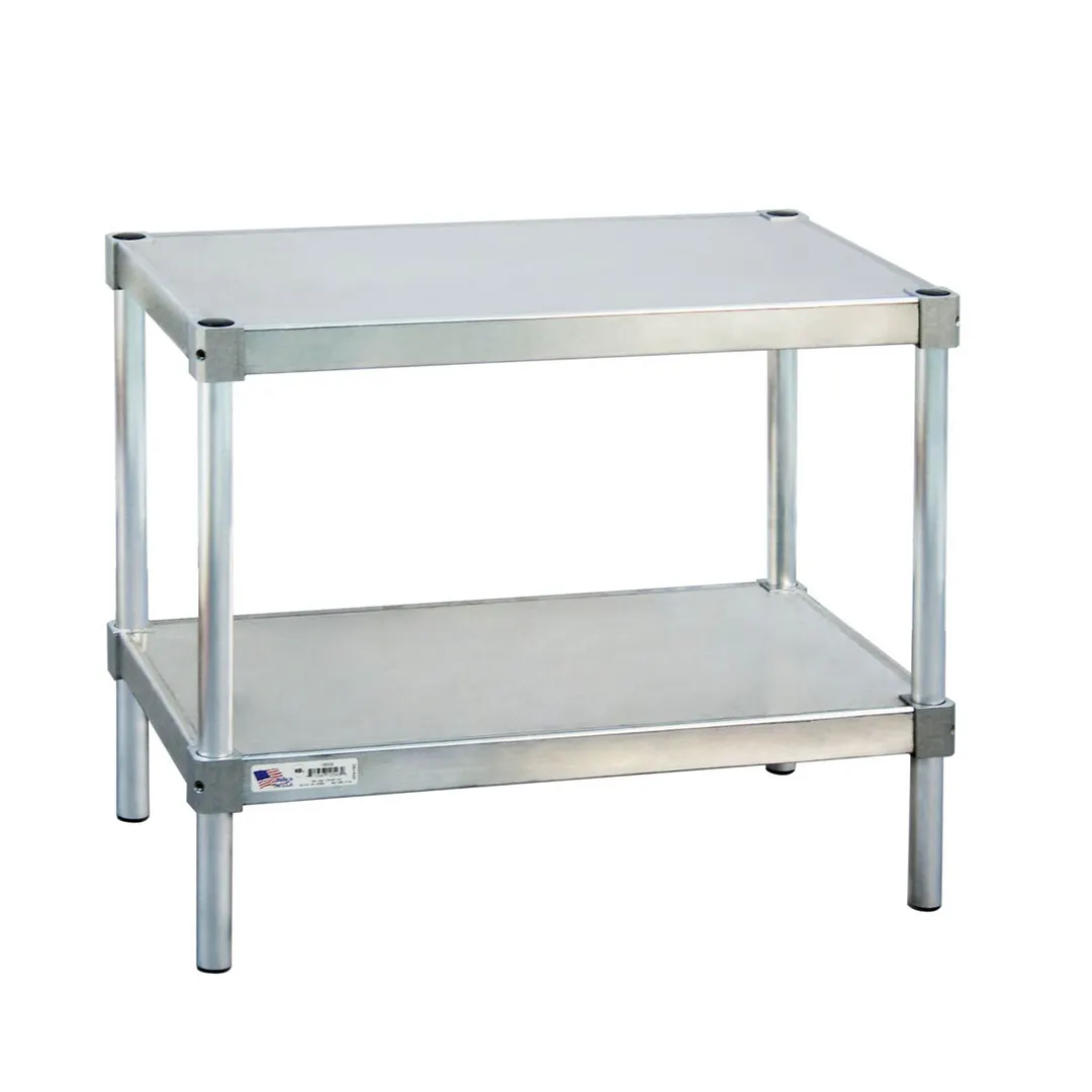 New Age 21524ES24P Stationary Equipment Stand w/ 2 Shelves, 24"Wx15"Dx24"H, 400-lb Per Shelf