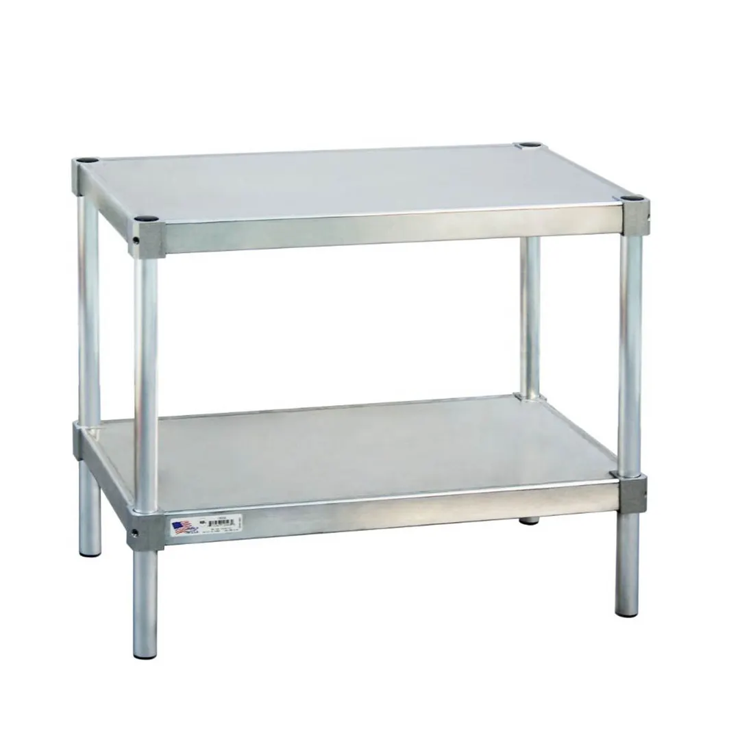 New Age 21524ES30P Stationary Equipment Stand w/ 2 Shelves, 24"Wx15"Dx30"H, 400-lb Per Shelf