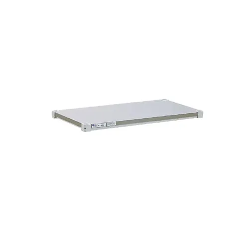New Age 2472SB Aluminum Solid Shelf w/ 800 lbs. Capacity - 72"W x 24"D