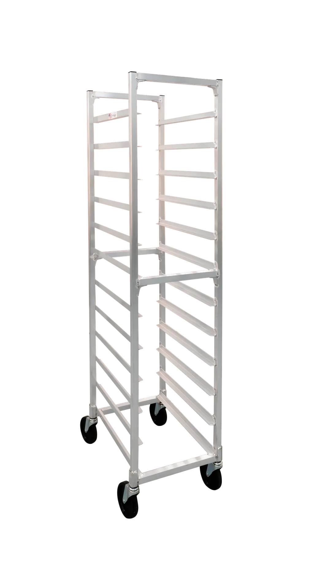 New Age 52199 10 Pan End Load Aluminum Steam Table Pan Rack w/ Stainless Steel Top