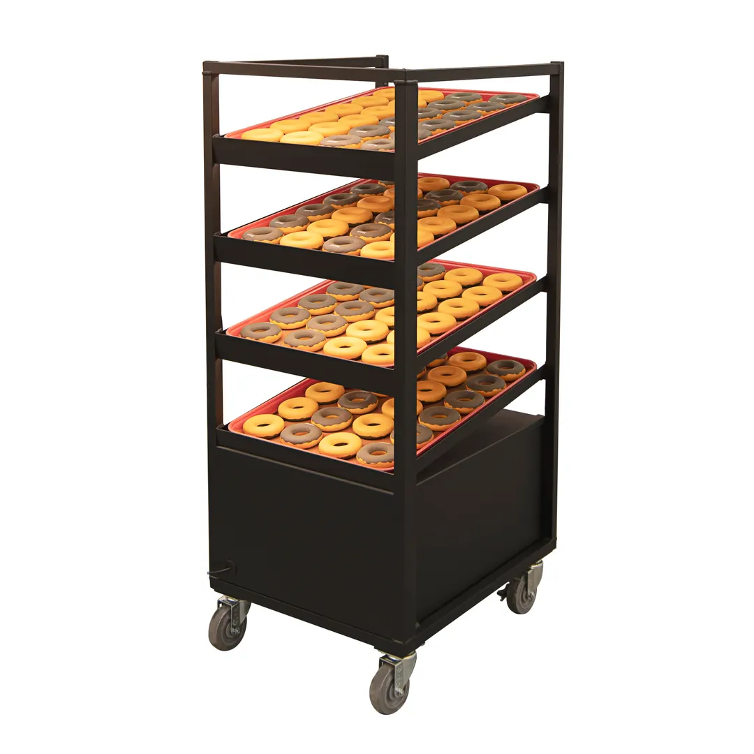 New Age 52711 20" Non-Refrigerated Donut Display Case w/ Full Service, 4 Shelves