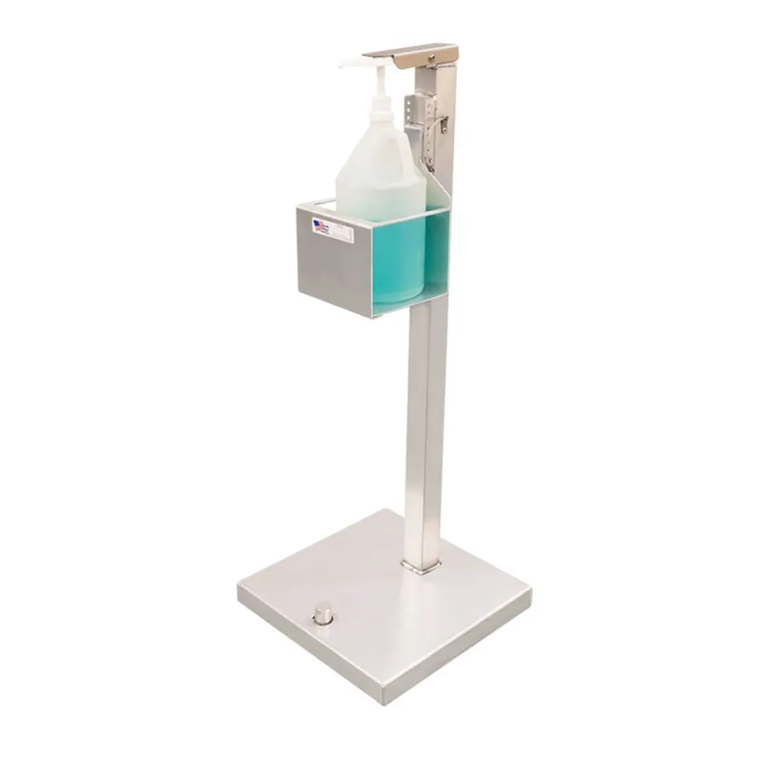 New Age 53200 Hands Free Sanitation Stand, 16"W X 16"D X 41-1/2"H
