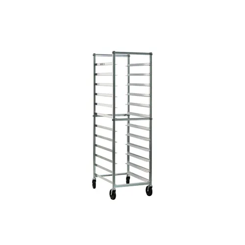 New Age 6303 12 Pan End Load Aluminum Folding Bun / Sheet Pan Rack