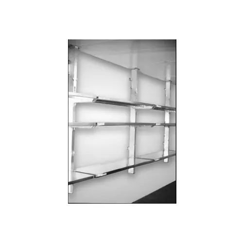 New Age 95403 Left Upright for Wall Mount Cantilever Shelving, 72"H, Locking Tabs