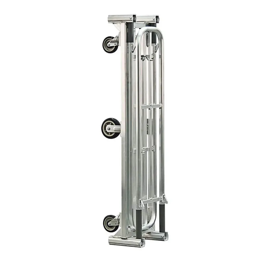 New Age 96856 Folding Utility Platform Cart, 64.75Wx16Dx64H, 1500 lbs, Aluminum Frame, Dual Handle