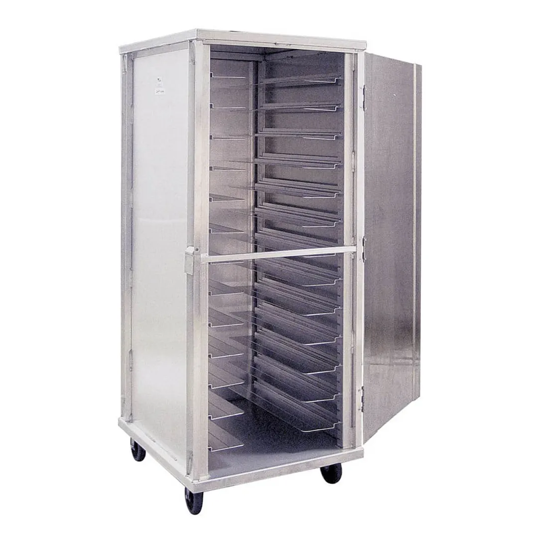 New Age 97747 13 Pan Full Height Aluminum End Load Mobile Bun / Food Pan Enclosed Cabinet