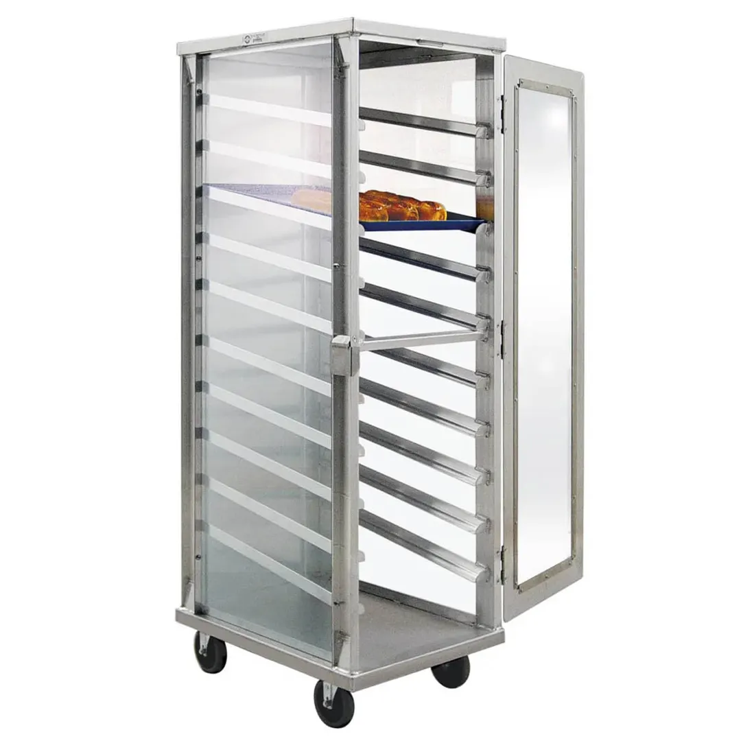 New Age 98063 10 Pan Mobile Bun / Food Pan Enclosed Display Cabinet