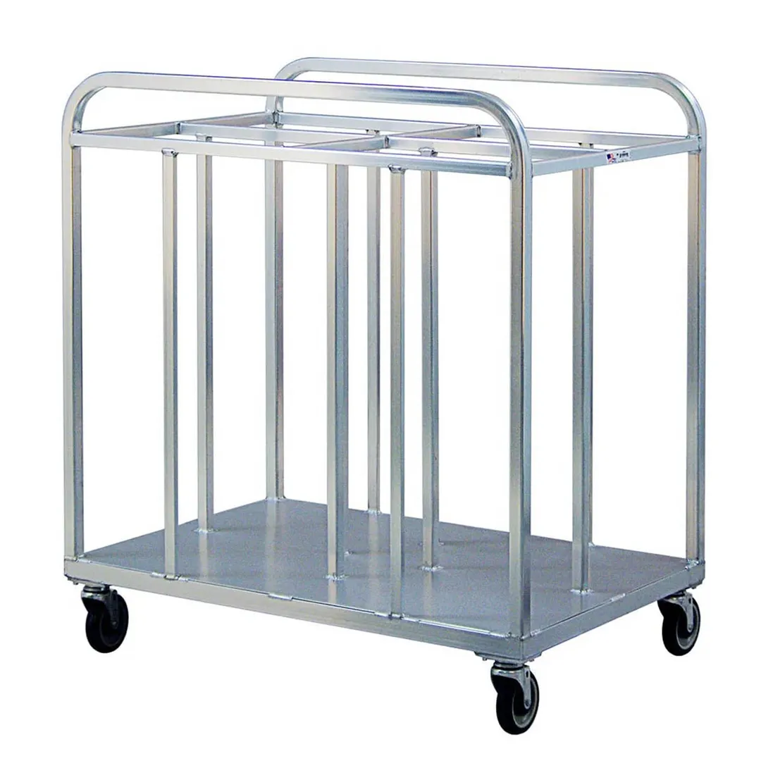 New Age 98998 48" High Steam Table Pan Dolly w/ 4 Bay and 1000 lb Capacity