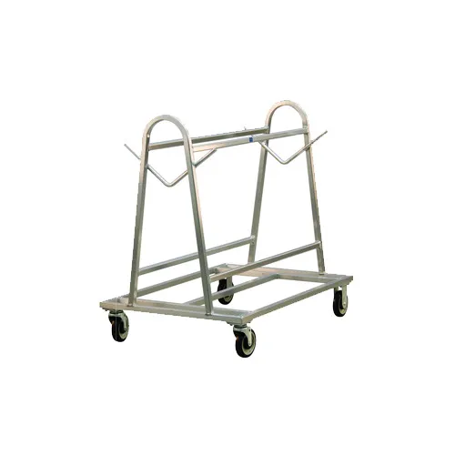 New Age 99360 Aluminum Mat Cart with 500 Ibs Capacity - 41-1/2" x 27-1/2" x 40"